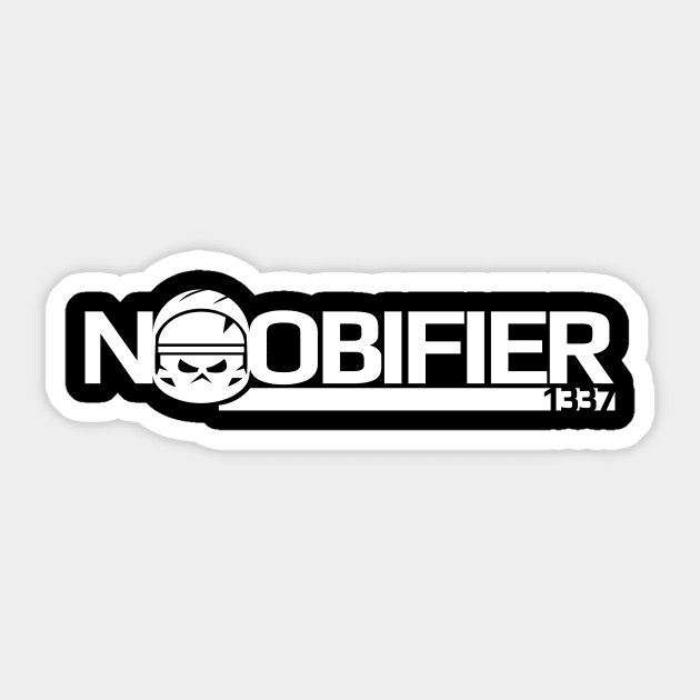 The NOOBIFIER Official Sticker by thenoobifier1337